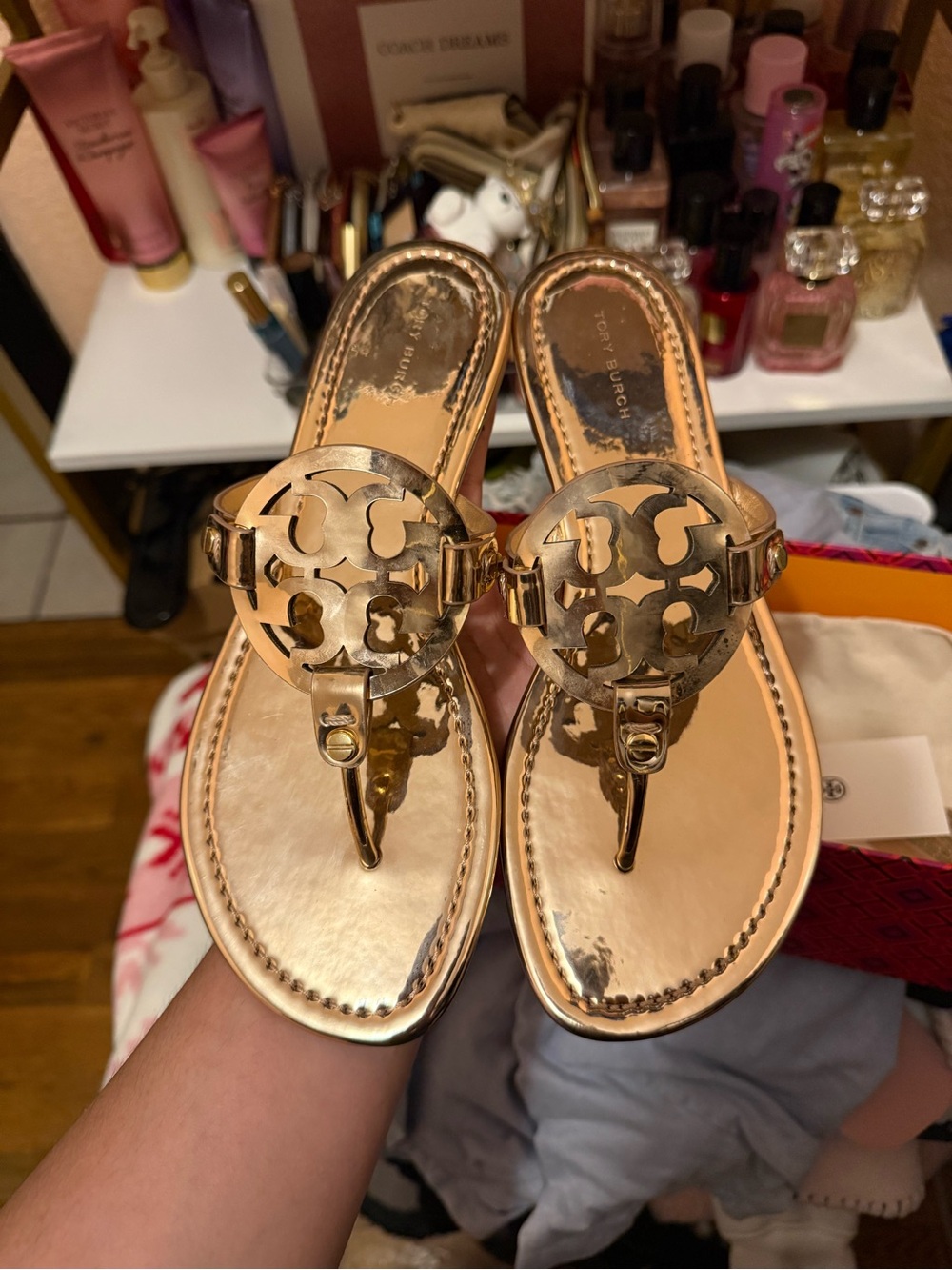 Tory Burch Rose Gold Miller